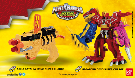 Juguetes Power Rangers Dino Super Charge de Bandai